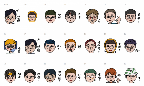 Studio_Chinnn - LINE 自製貼圖