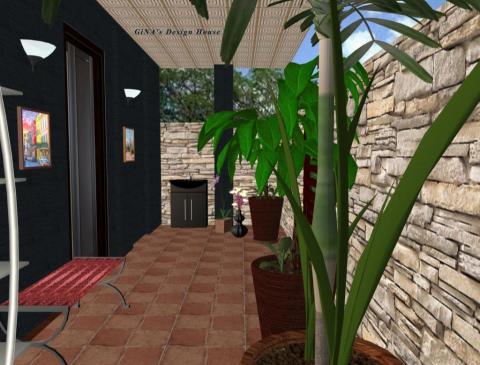 GiNA's Design House - Style my home. (part-2 ) :
大門內景觀