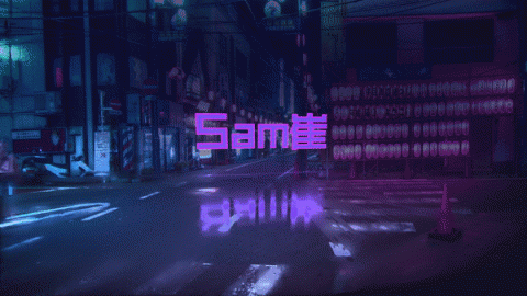 Sam崔 - - Glitch特效的Title