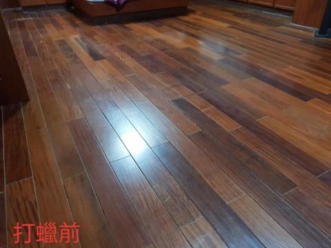 宜家清潔工程行 - 木質地板打蠟前
