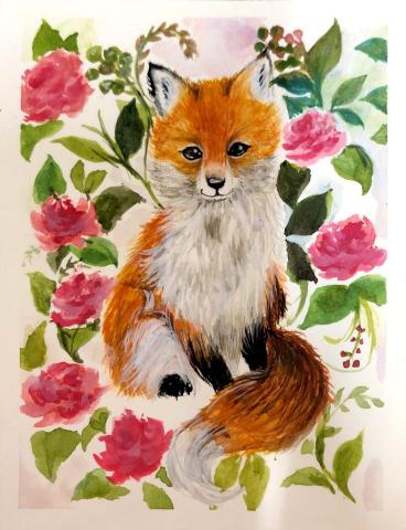 Jia tsai - 水彩卡片繪畫