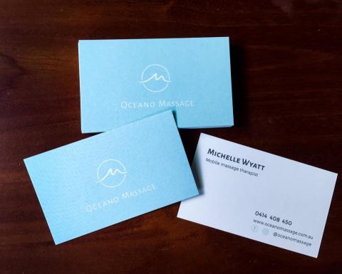 創點子媒體行銷有限公司 - Oceano Massage名片設計