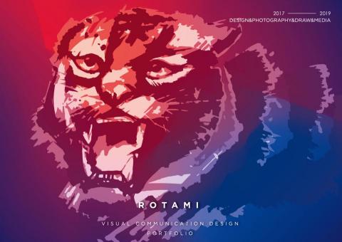 Rotami個人工作室 - 2017-2019作品集封面設計