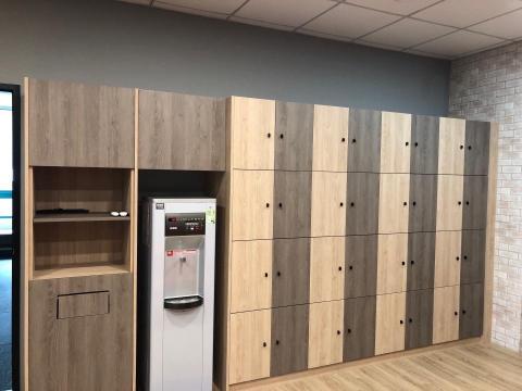 光琳工作室 - 運動教室置物櫃系統櫃