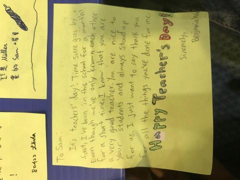 Sam - Thanks
Always good 
So nice to be ur teacher!