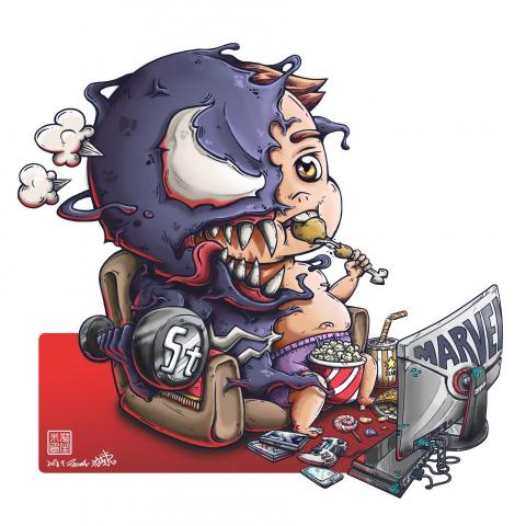川澤設計 - 練習圖,猛毒變成肥毒
 川澤設計 - 練習圖,猛毒變成肥毒