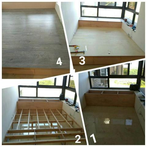 賴建宏工作室 - 客廳  隔出一間高雅隔間會客室