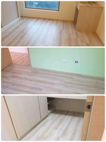 城匯地板 - 住家完工照，淺色系超耐磨木地板