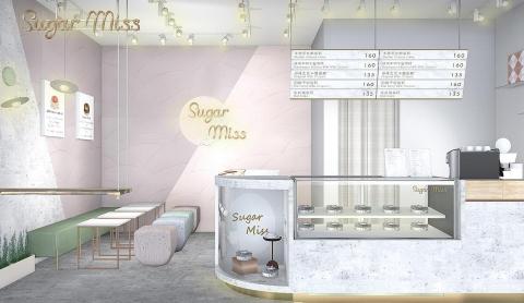 虹棕室內裝修設計有限公司 - &nbsp;Sugar Miss &nbsp;大理石甜點店
業主方就是不想和別人一樣
因此我們開始自由發揮思緒
除了石頭漆，也使用了稻草漆
