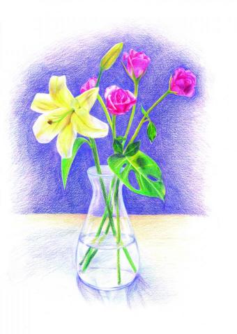 邱子毓 - 色鉛筆素描