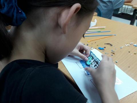 楊文嘉 - 南科中學國小部3D筆課程