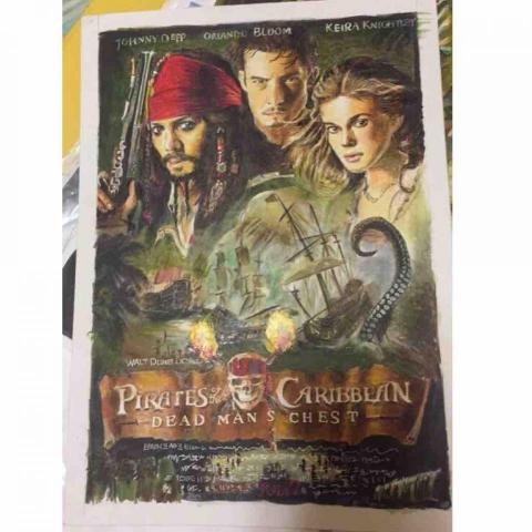 恩恩素描 - 媒材：麥克筆 色鉛筆 牛奶筆