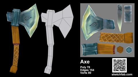 陳品全 - Blender 3D
斧頭