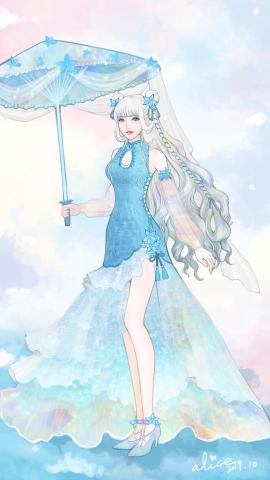 Alice插畫&平面設計 - 遊戲角色人物、服裝設計