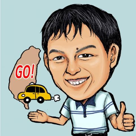 Alice插畫&平面設計 - 計程車個人粉專FB大頭貼