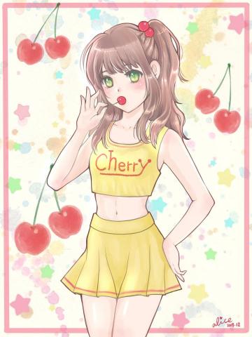 Alice插畫&平面設計 - 自創日系動漫人物