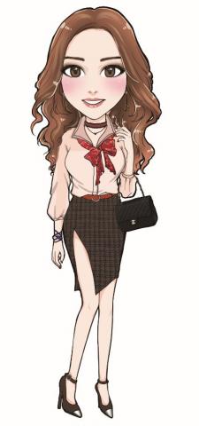 Alice插畫&平面設計 - 單人Q版全身娃娃設計