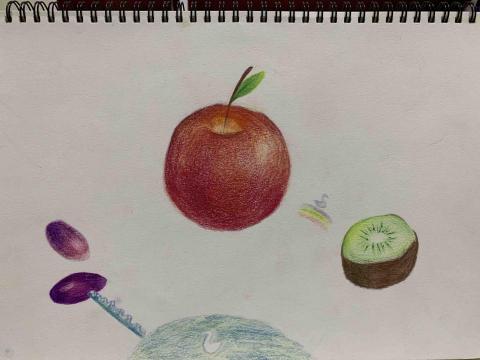 Emma - 色鉛筆-水果