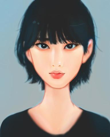 呂欣 - 電腦繪圖-人物肖像繪製 呂欣 - 電腦繪圖-人物肖像繪製