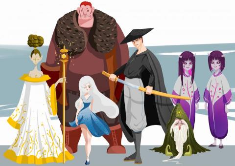 呂欣 - 電腦繪圖-角色設計 呂欣 - 電腦繪圖-角色設計