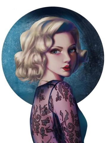 呂欣 - 電腦繪圖-人物肖像繪製 呂欣 - 電腦繪圖-人物肖像繪製