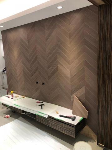 鴻牌木地板 - 海島型大魚骨拚染黑