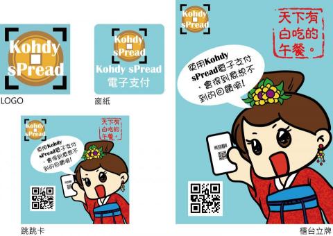 夜空的設計空間 - KOHDY支付立牌設計作品