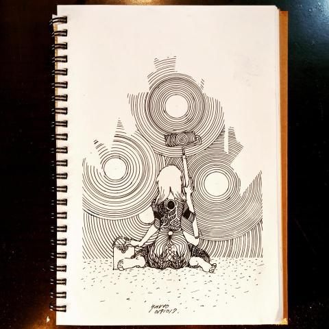 yarto illustration - 手繪(原子筆、鋼筆、墨筆)