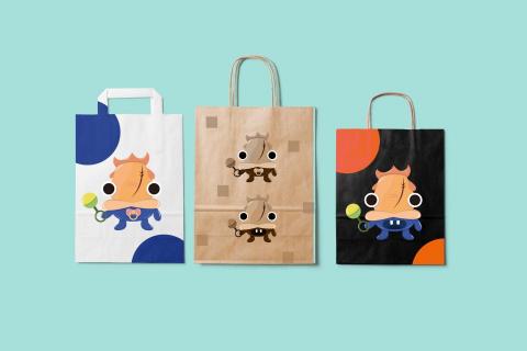 Z.hua design - 吉祥物設計 (紙袋)