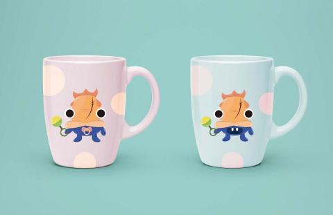 Z.hua design - 吉祥物設計 (杯子)