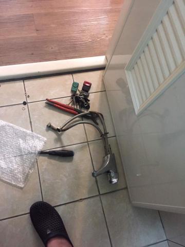 長佳欣工程 - 客戶洗手檯知單槍水龍頭更換