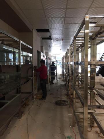 長佳欣工程 - 大型寵物店水族箱不銹鋼鐵架及輕鋼架