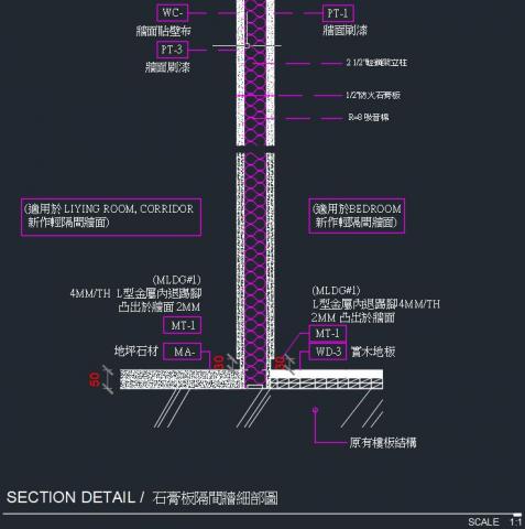 雲登設計 - 建案位於:台北市松山區
敦仁宋公館33張紙本呈現CAD檔案