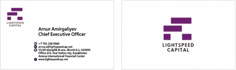 陳學翰 - 哈薩克駐台中小型創投公司名片設計 陳學翰 - 哈薩克駐台中小型創投公司名片設計