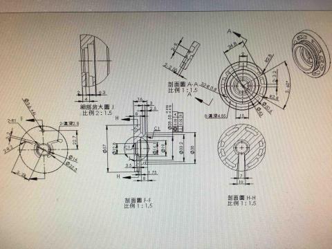 家 - 3D轉2D平面尺寸圖
