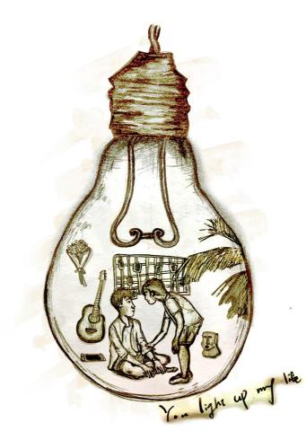 吳柏霖 - ps+手繪 製作插畫