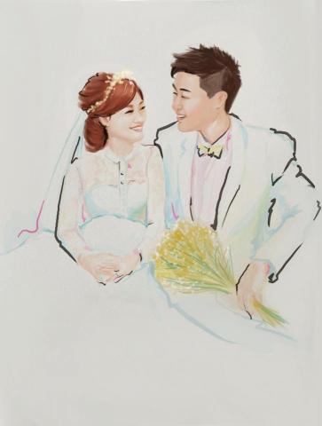 呆尼創意工作室 / 呆尼爾 - 婚禮插畫