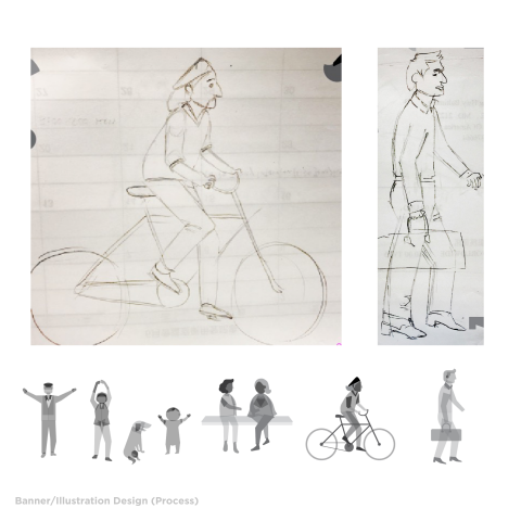 MessAround - Sketch & Preparation for the illustration