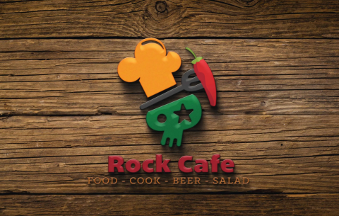 FM Design  - Logo設計-Rock Cafe FM Design  - Logo設計-Rock Cafe