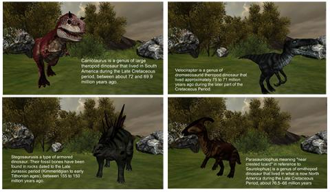 席爾科技有限公司 - VR Catch Dinosaur
使用Google CardBoard的VR恐龍遊戲。抓到恐龍後可以了解他們的詳細介紹，寓教於樂。