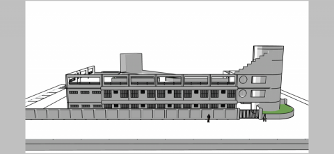 李定杰-建築3D建摸 - 林口福林幼兒園翻修3D建摸