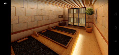 李定杰-建築3D建摸 - 岩盤浴室內渲染