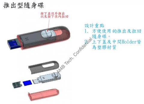 M4B Tech. - 推出型隨身碟