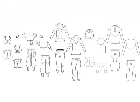 我家 - 服裝設計-體育服裝