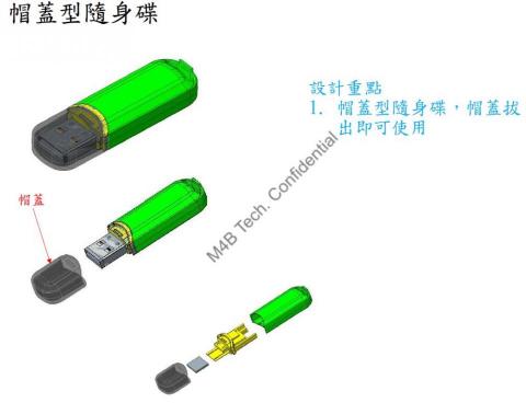 M4B Tech. - 帽蓋型隨身碟