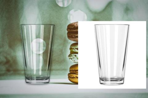 廖雯靜 - 玻璃杯去背,保留反光面