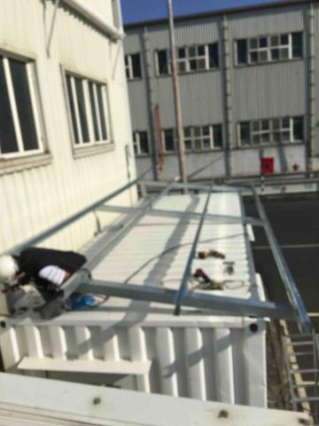 温銘伍 - 貨櫃屋頂加蓋（隔熱、防水）