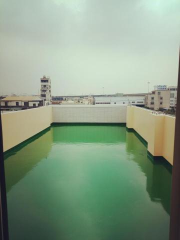  - PU防水塗料+室外彈性水泥漆