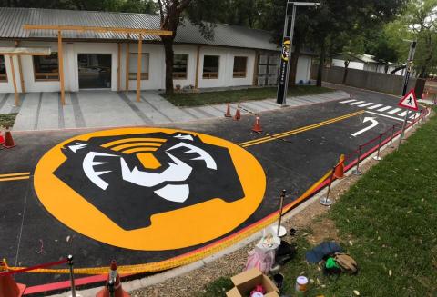 杉木藝術 SUNWOOD Art - 桃園虎頭山新創園區地景彩繪合作（桃園）免費報價：0939280219 / line: allhason