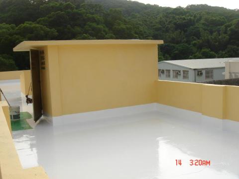 聯洺工程有限公司 - 頂樓防水施工完成